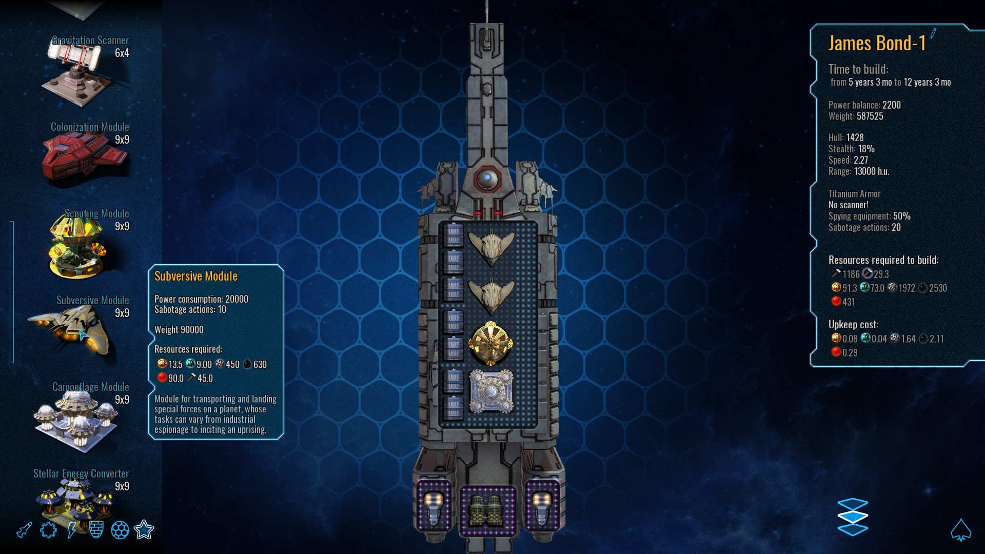 Polaris Sector Espionage System Slitherine